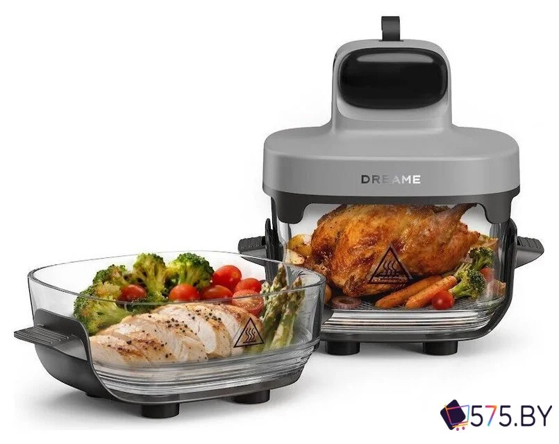 Аэрогриль (аэрофритюрница) Dreame Air Fryer PT60 (серый) в магазине 575.by