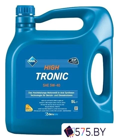 Моторное масло Aral HighTronic 5W-40 5л в магазине 575.by