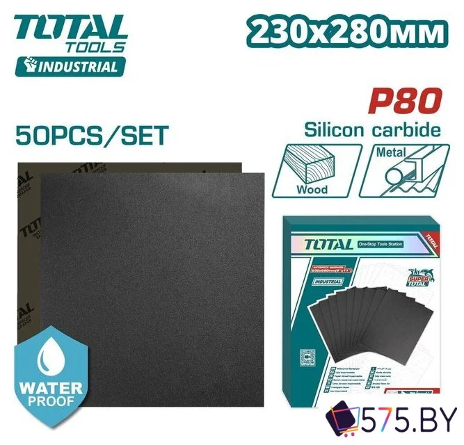Набор шлифлистов Total TAC008016 (50 шт) в магазине 575.by