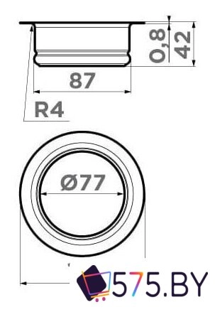 Горловина Omoikiri NA-02 GM в магазине 575.by