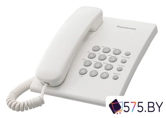 Проводной телефон Panasonic KX-TS2350RUW (белый) в магазине 575.by