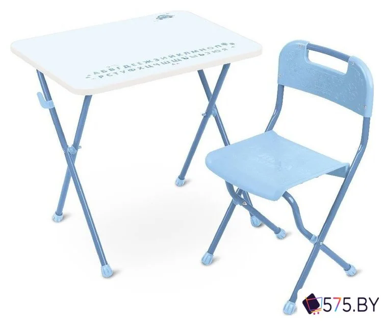 Складной стол Nika КА2/ГЛ (голубой-2) в магазине 575.by