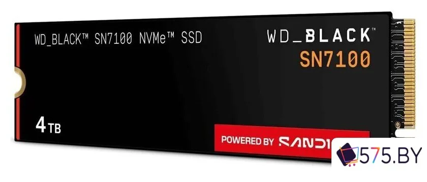 SSD WD Black SN7100 4TB WDS400T4X0E в магазине 575.by