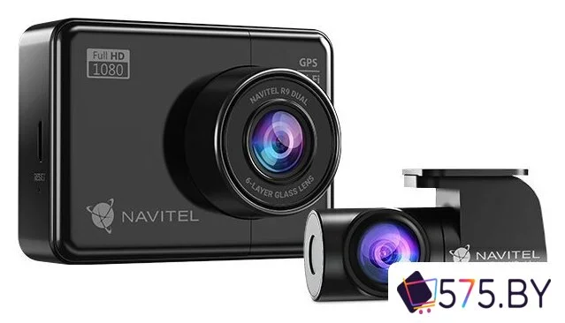 Видеорегистратор-GPS информатор (2в1) NAVITEL R9 Dual в магазине 575.by
