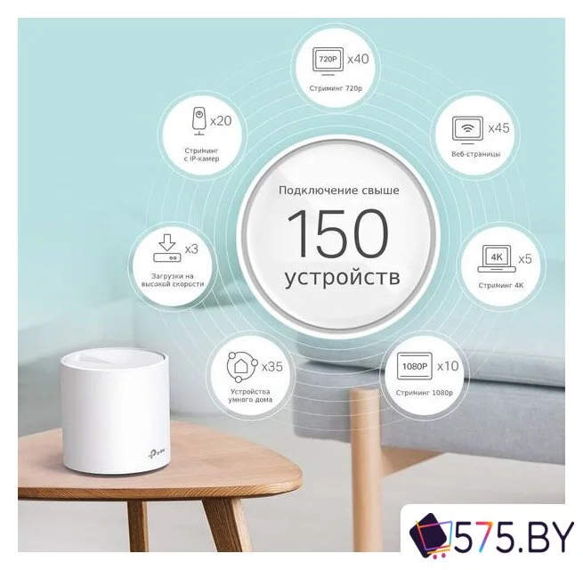 Wi-Fi система TP-Link Deco X60 V2 (2 шт.) в магазине 575.by