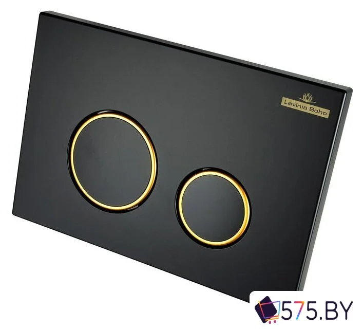 Панель смыва Lavinia Boho Relfix 38050803 (матовый черный/золотой глянец) в магазине 575.by