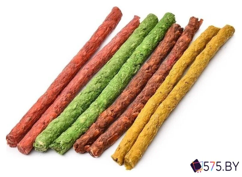 Лакомство для собак For Dogs Палочки цветные для собак 12,5 см (100 шт) в магазине 575.by