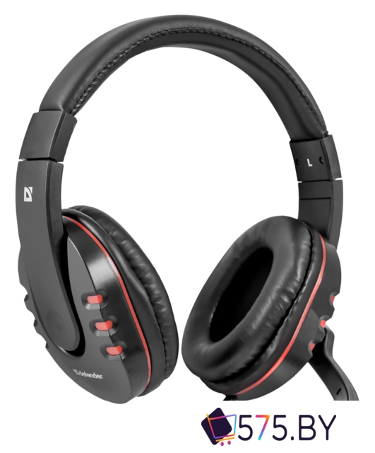 Наушники Defender Warhead G-160 (черный/красный) в магазине 575.by