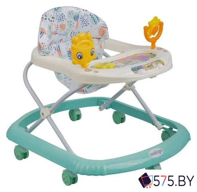Ходунки Indigo Солнышко (бирюзовый) в магазине 575.by