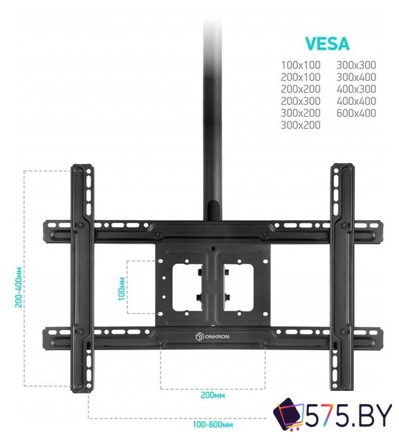 Кронштейн для телевизора Onkron N1L (черный) в магазине 575.by