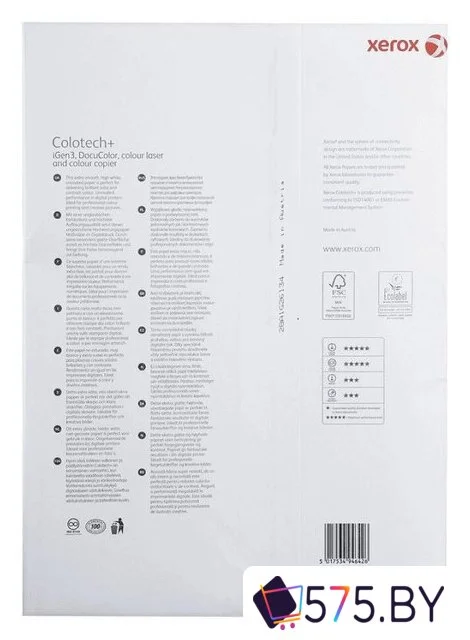 Офисная бумага Xerox Colotech Plus A3 90 г/м2 500 л 003R94642 в магазине 575.by