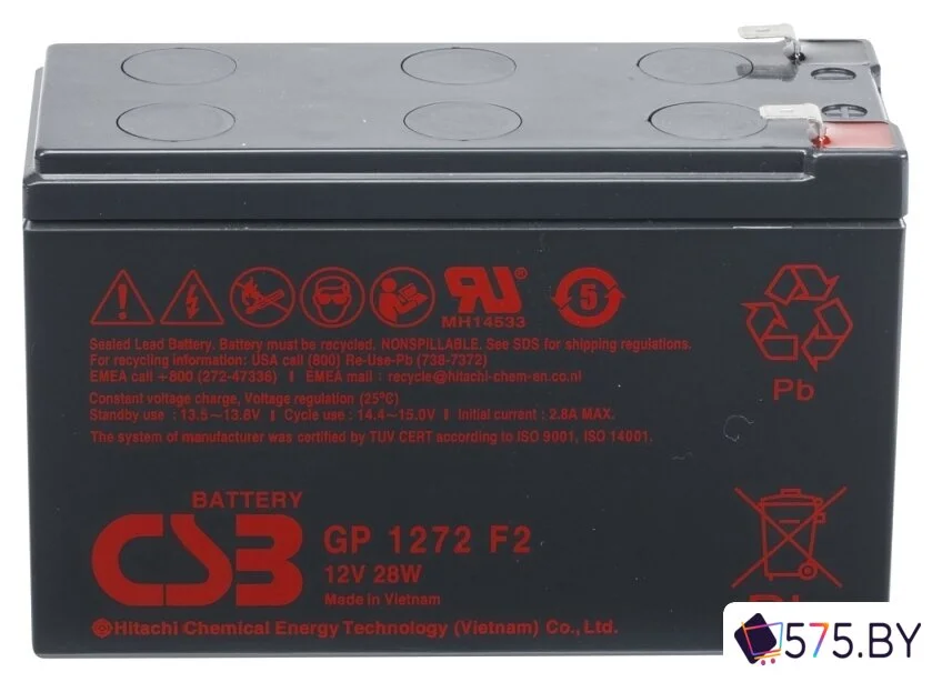 Аккумулятор для ИБП Kiper GP-1272 28W F2 (12В/7.2 А·ч) в магазине 575.by