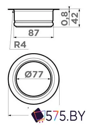 Горловина Omoikiri NA-02 GM в магазине 575.by