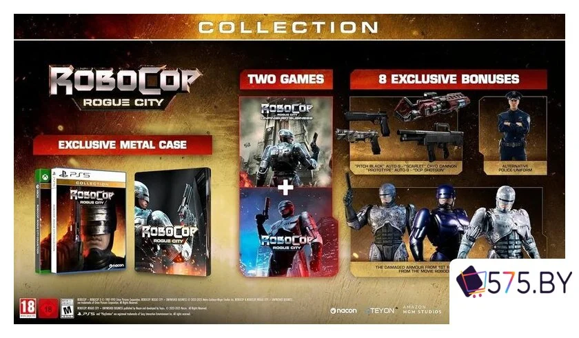 Игры для приставок PlayStation 5 RoboCop: Rogue City Collection в магазине 575.by