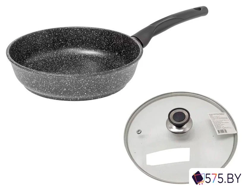 Сковорода Victoria Гранит АЛА 240 G0024 (с крышкой) в магазине 575.by