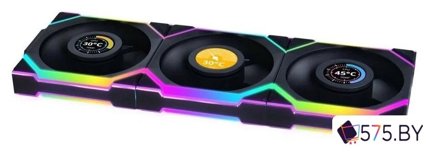 Комплект вентиляторов для корпуса с контроллером Lian Li Uni Fan SL 120 Wireless LCD G99.12SLLCD1W3B.R0 в магазине 575.by
