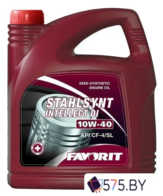 Моторное масло Favorit Stahlsynt Intellect DI 10W-40 5л в магазине 575.by