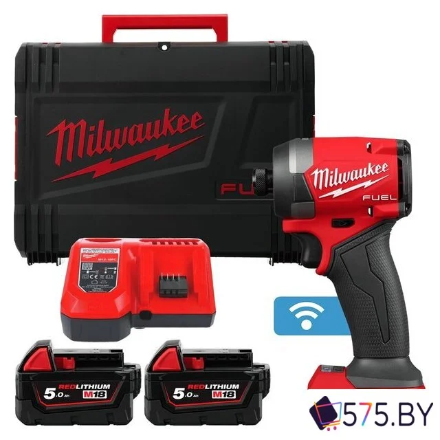 Винтоверт Milwaukee M18 FUEL M18ONEID3-502X 4933492804 (с 2-мя АКБ, кейс) в магазине 575.by