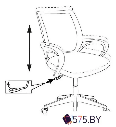 Офисное кресло Бюрократ Burokids 1W 1687096 (белый/пластик белый) в магазине 575.by