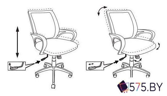 Офисное кресло Бюрократ CH-695NSL (темно-серый TW-04/черный TW-11/хром) в магазине 575.by
