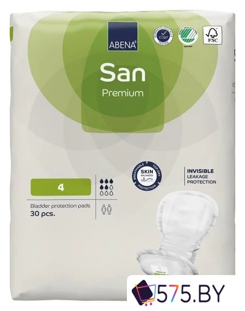 Урологические прокладки Abena San 4 Premium (30 шт) в магазине 575.by