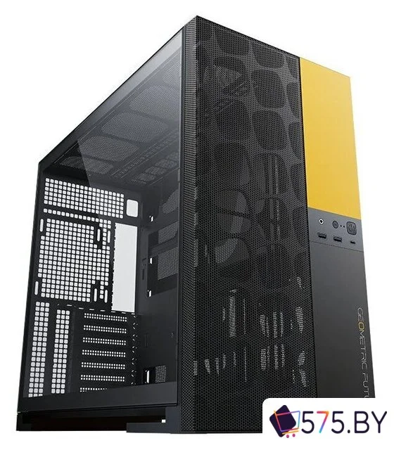 Корпус Geometric Future Model 5 Vent (черный/желтый) в магазине 575.by