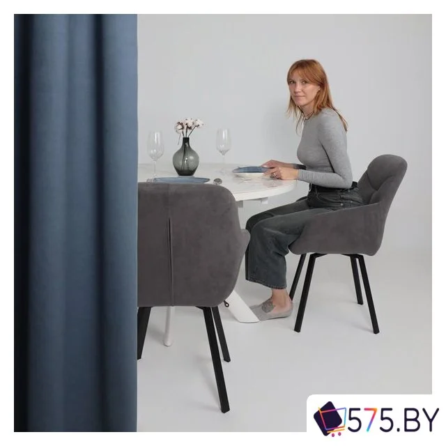 Стул Мамадома Romeo smile 360 (b28 Antracite Lux/черный) в магазине 575.by