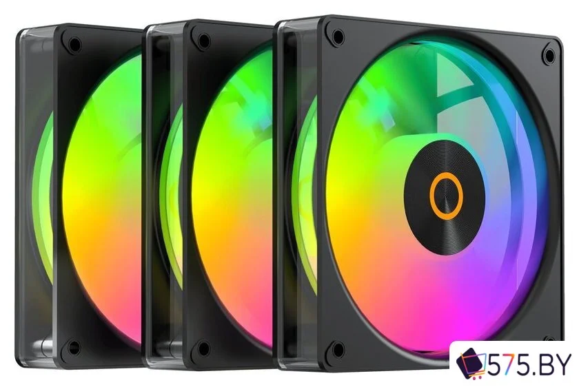 Комплект вентиляторов для корпуса Ocypus Gamma F12 Elite BK ARGB Reverse Blade 3IN1 в магазине 575.by