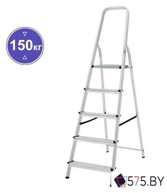 Лестница-стремянка Новая высота NV 111 алюминиевая 5 ступеней (1110105) в магазине 575.by
