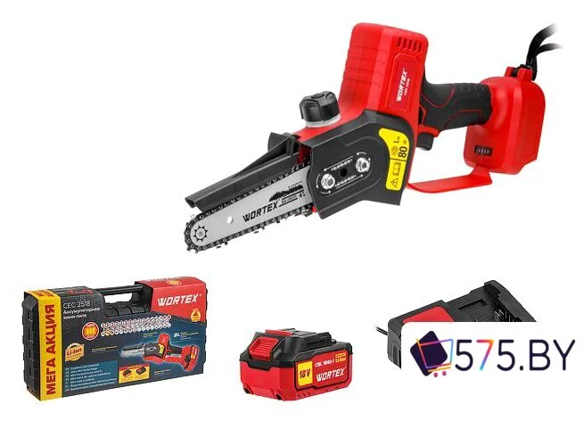 Аккумуляторная пила Wortex CEC 2518 ALL1 0323167 (с 1-м АКБ) в магазине 575.by