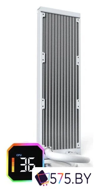 Система жидкостного охлаждения для процессора Montech HyperFlow Digital 360 (белый) в магазине 575.by