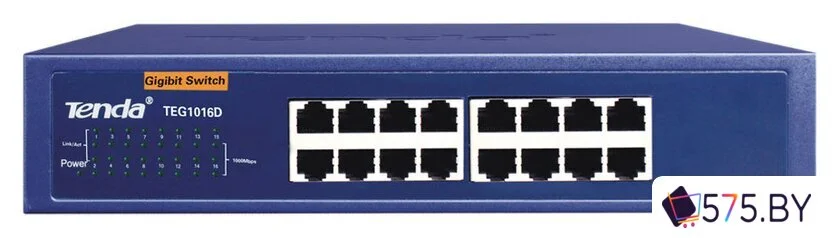 Неуправляемый коммутатор Tenda TEG1016D v6 в магазине 575.by