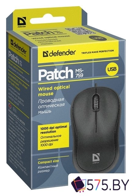 Мышь Defender Patch MS-759 в магазине 575.by