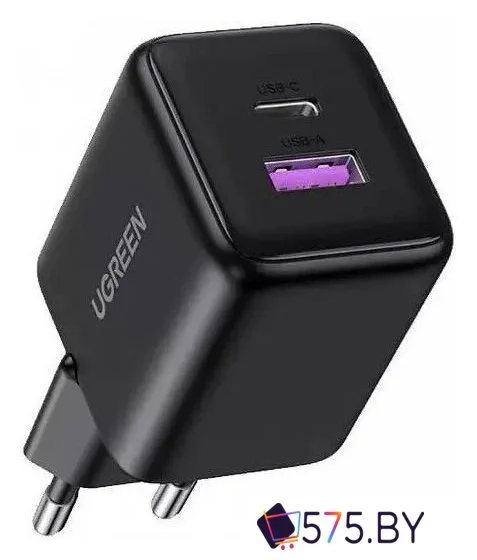 Сетевое зарядное Ugreen X516 65014 (черный) в магазине 575.by