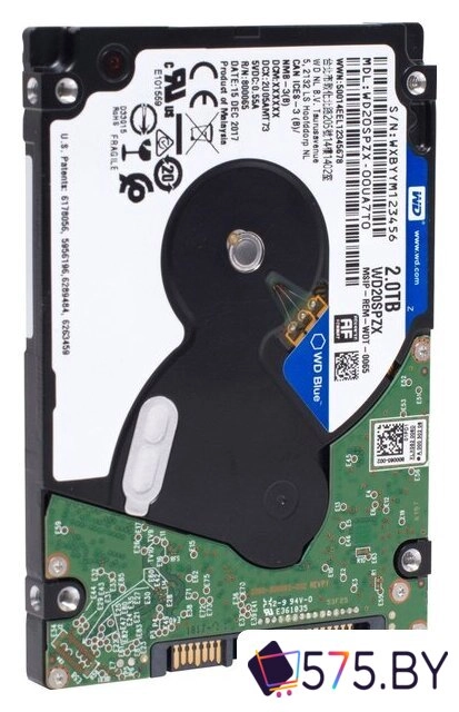 Жесткий диск WD Blue Mobile 2TB WD20SPZX в магазине 575.by