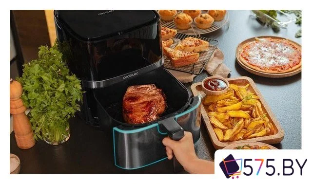 Аэрогриль (аэрофритюрница) Cecotec Cecofry Full Inox Pro 5500 в магазине 575.by