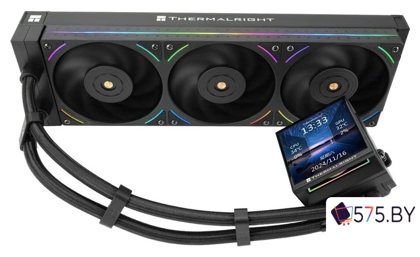 Система жидкостного охлаждения для процессора Thermalright Hyper Vision 360 UB ARGB (черный) в магазине 575.by