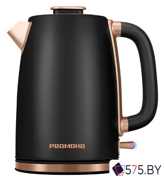 Электрический чайник Redmond (Редмонд) KM240 (черный/бронза) в магазине 575.by
