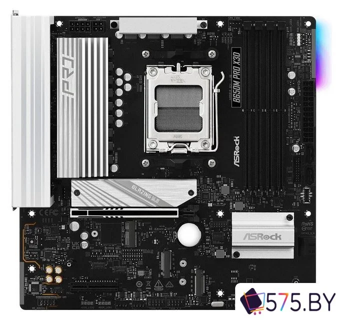 Материнская плата ASRock B650M Pro X3D в магазине 575.by