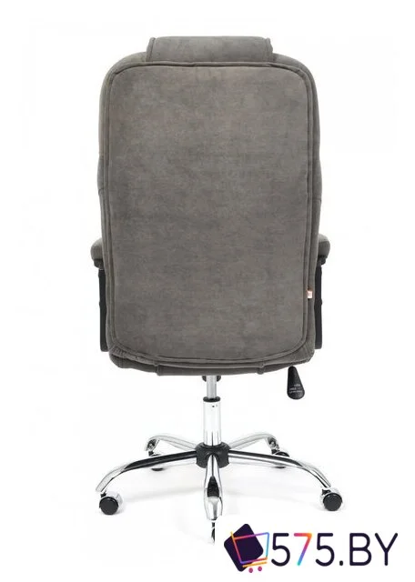 Офисное кресло TetChair Bergamo флок (хром/серый 29) в магазине 575.by