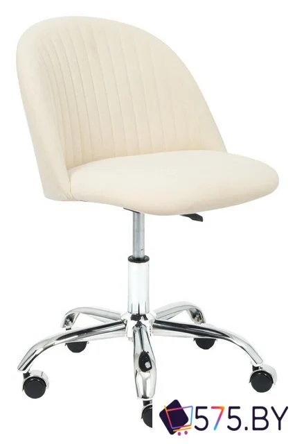 Офисное кресло TetChair Melody (флок, молочный) в магазине 575.by