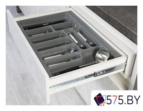 Лоток для столовых приборов Starax S-2288-G (серый) в магазине 575.by