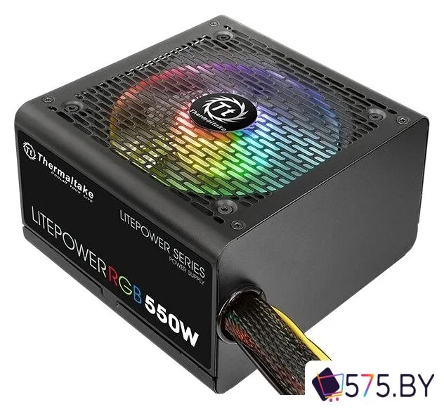 Блок питания Thermaltake Litepower RGB 550W LTP-550AL2NK в магазине 575.by