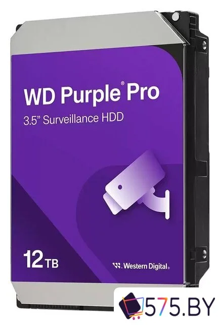 Жесткий диск WD Purple Pro 12TB WD122PURP в магазине 575.by