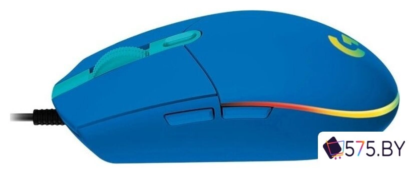 Игровая мышь Logitech G102 Lightsync (синий) в магазине 575.by