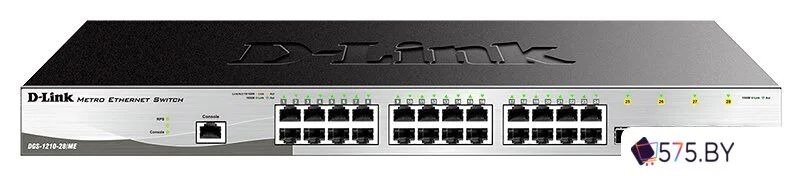 Управляемый коммутатор 2-го уровня D-Link DGS-1210-28/ME/B2A в магазине 575.by