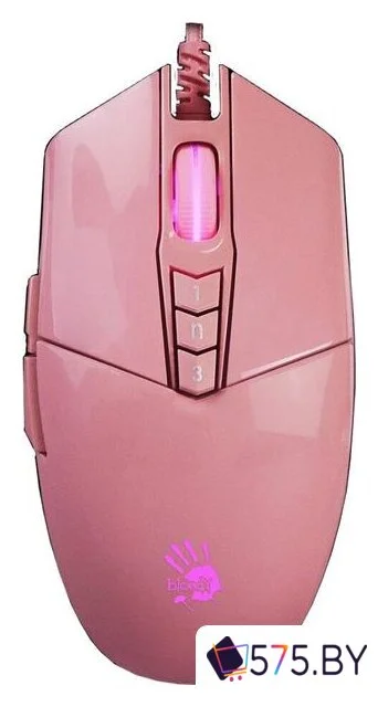 Игровая мышь A4Tech Bloody P91S (розовый) в магазине 575.by