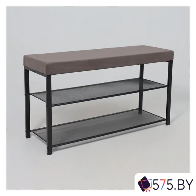 Банкетка AksHome ТОРОНТО 33С (серый/черный) в магазине 575.by