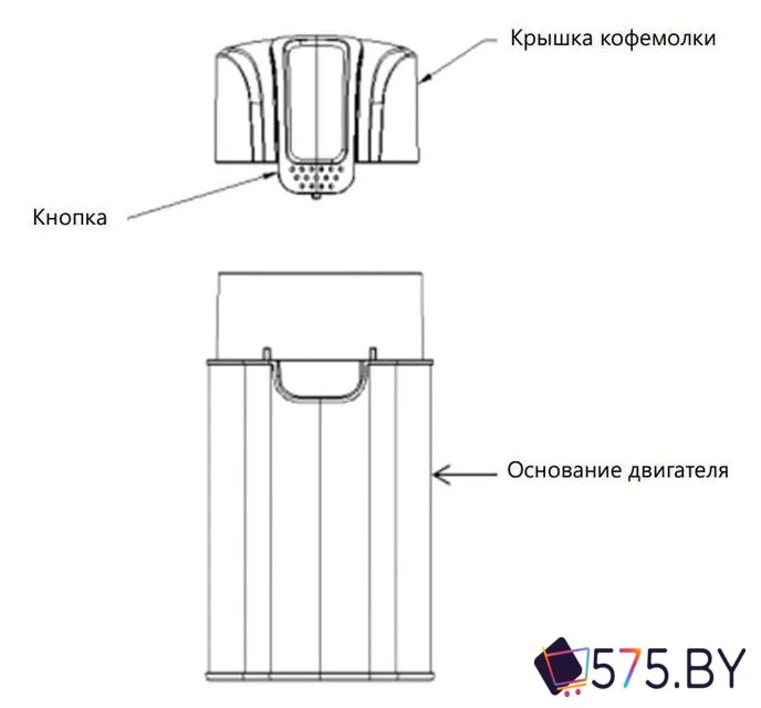 Электрическая кофемолка MAUNFELD MF-523S в магазине 575.by