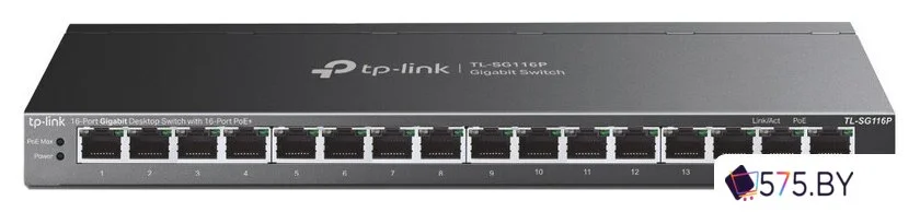 Неуправляемый коммутатор TP-Link TL-SG116P в магазине 575.by